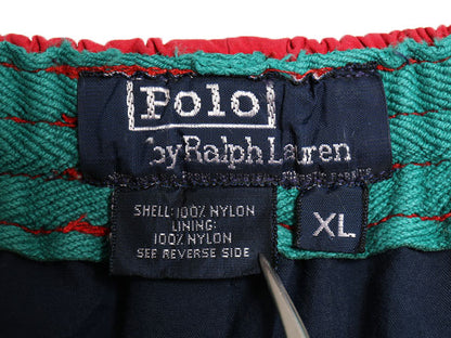 90s USA製 初期 ポロスポーツ ラルフローレン ナイロン ショートパンツ メンズ XL オールド ショーツ バギーズ タイプ 短パン 大きいサイズ