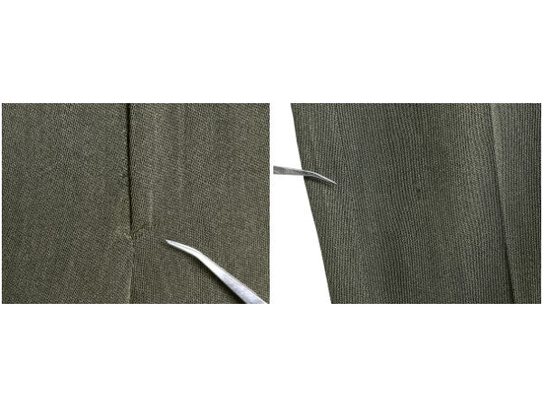 80s ポロ ラルフローレン ウール スラックス パンツ メンズ 実寸 35 32 古着 ヴィンテージ ツータック ストレート TALON トラウザー カーキ