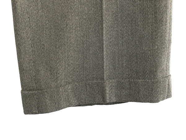 80s ポロ ラルフローレン ウール スラックス パンツ メンズ 実寸 35 32 古着 ヴィンテージ ツータック ストレート TALON トラウザー カーキ