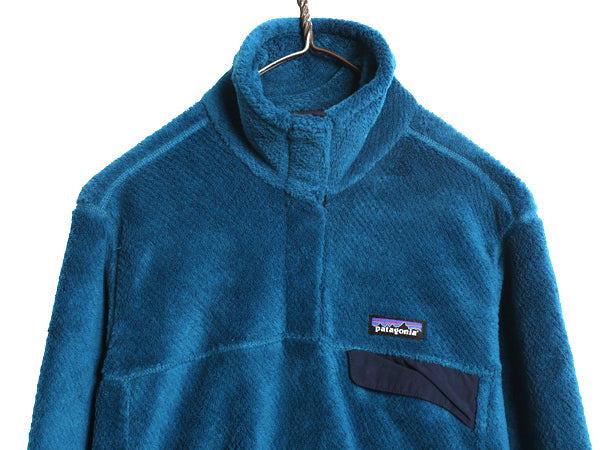 パタゴニア リツール スナップT プルオーバー ジャケット レディース М / 古着 15年製 フリース アウトドア ブルゾン ハイネック シンプル