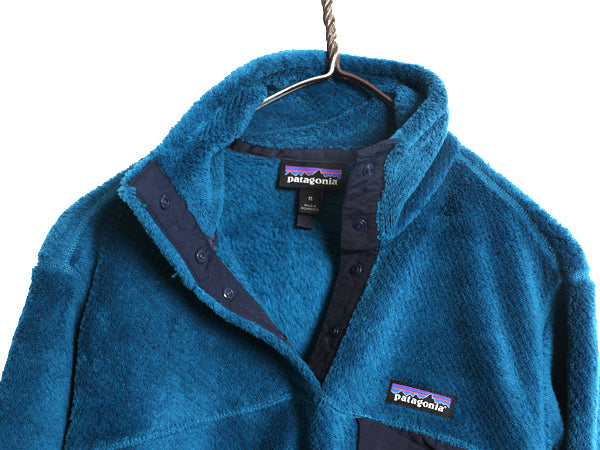パタゴニア リツール スナップT プルオーバー ジャケット レディース М / 古着 15年製 フリース アウトドア ブルゾン ハイネック シンプル