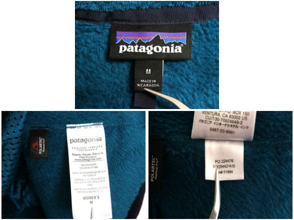 パタゴニア リツール スナップT プルオーバー ジャケット レディース М / 古着 15年製 フリース アウトドア ブルゾン ハイネック シンプル