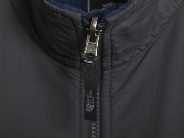 ノースフェイス デナリ ジャケット メンズ XL アウトドア フリース ナイロン ジャンパー フルジップ ブルゾン 大きいサイズ ツートン 紺 灰