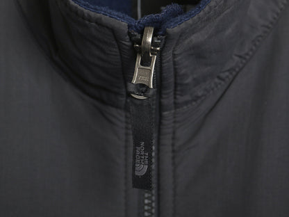 ノースフェイス デナリ ジャケット メンズ XL アウトドア フリース ナイロン ジャンパー フルジップ ブルゾン 大きいサイズ ツートン 紺 灰