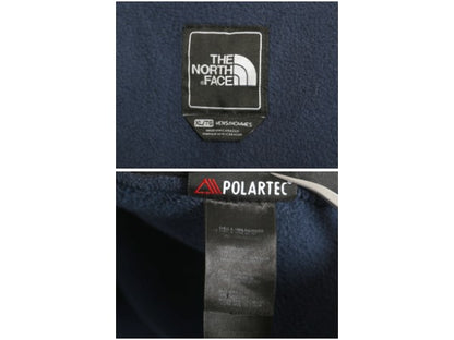 ノースフェイス デナリ ジャケット メンズ XL アウトドア フリース ナイロン ジャンパー フルジップ ブルゾン 大きいサイズ ツートン 紺 灰