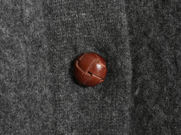 ポロ ラルフローレン ショールカラー ニット カーディガン レディース M / 高級 100% カシミヤ セーター 前開き 羽織り 無地 ロング グレー