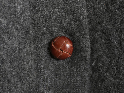 ポロ ラルフローレン ショールカラー ニット カーディガン レディース M / 高級 100% カシミヤ セーター 前開き 羽織り 無地 ロング グレー