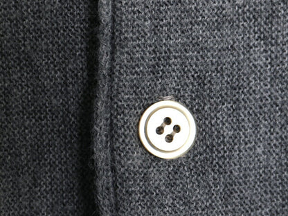 70s Sears Kings Road アクリル ニット カーディガン メンズ レディース M 灰 無地 ヴィンテージ シアーズ セーター 前開き 羽織り グレー