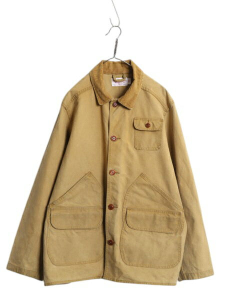USA製 フィルソン コットン ダック ハンティング ジャケット メンズ L / 古着 FILSON フィールド コート カバーオール アウトドア ブルゾン