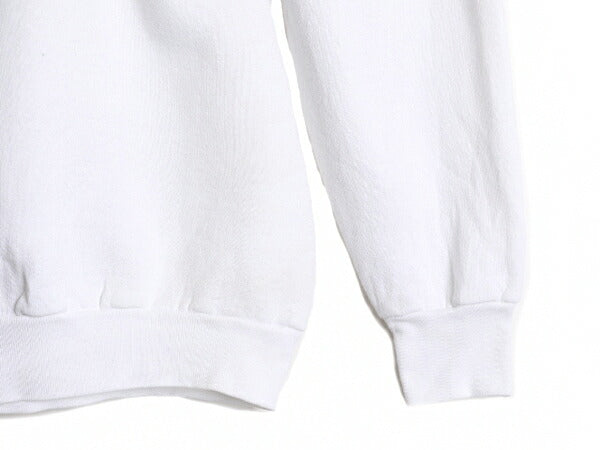 80s USA製 メッセージ プリント スウェット XL 小さめ メンズ レディース L 程/ 古着 80年代 ヴィンテージ ジョーク 裏起毛 トレーナー 白