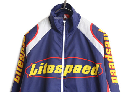 イタリア製 ジョルダーナ フルジップ サイクル ジャケット メンズ M 程 古着 Giordana サイクルウェア ジャージ 自転車 サイクリング 薄手