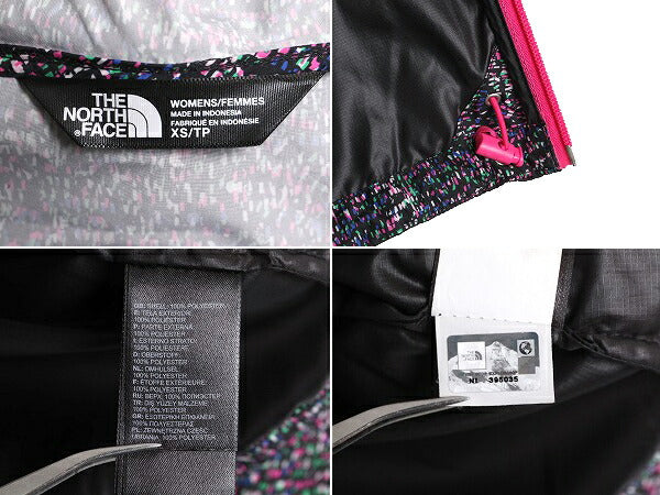 US企画 ノースフェイス ナイロン フード ジャケット レディース XS 古着 The North Face マウンテン パーカー アウトドア パッカブル 薄手