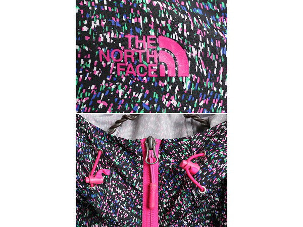 US企画 ノースフェイス ナイロン フード ジャケット レディース XS 古着 The North Face マウンテン パーカー アウトドア パッカブル 薄手