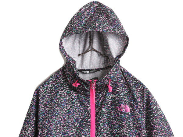 US企画 ノースフェイス ナイロン フード ジャケット レディース XS 古着 The North Face マウンテン パーカー アウトドア パッカブル 薄手