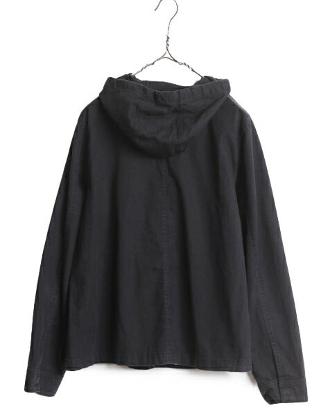 US企画 ノースフェイス コットン アノラック フード ジャケット レディース L / The North Face プルオーバー パーカー アウトドア 黒 薄手