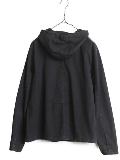 US企画 ノースフェイス コットン アノラック フード ジャケット レディース L / The North Face プルオーバー パーカー アウトドア 黒 薄手