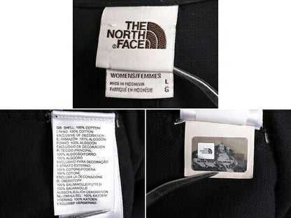 US企画 ノースフェイス コットン アノラック フード ジャケット レディース L / The North Face プルオーバー パーカー アウトドア 黒 薄手