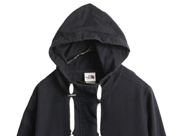 US企画 ノースフェイス コットン アノラック フード ジャケット レディース L / The North Face プルオーバー パーカー アウトドア 黒 薄手