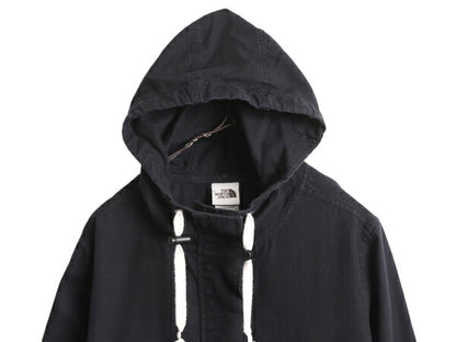 US企画 ノースフェイス コットン アノラック フード ジャケット レディース L / The North Face プルオーバー パーカー アウトドア 黒 薄手