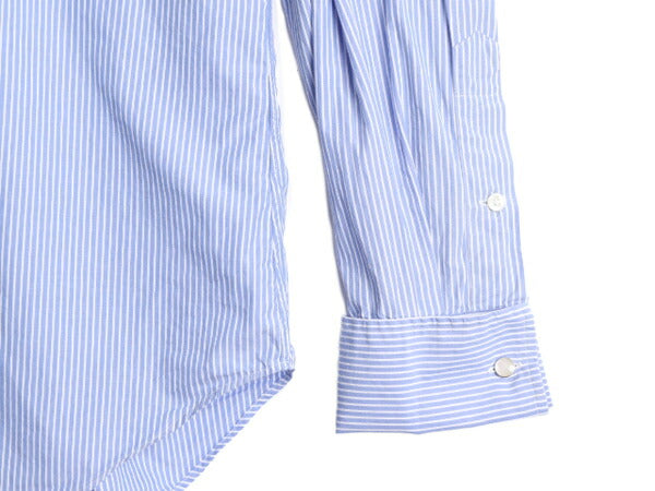 00s ポロ ラルフローレン ストライプ 長袖 シャツ メンズ L / 00年代 オールド ダブルカフス ドレスシャツ ワイシャツ ポニー無し コットン
