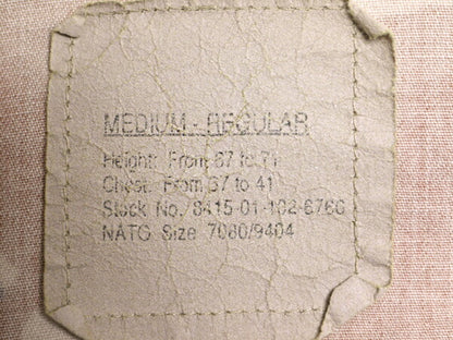 90s 90年製 US ARMY 米軍実物 デザート カモ BDU ミリタリー ジャケット MEDIUM REGULAR / 90年代 オールド アーミー チョコチップ 迷彩 6C