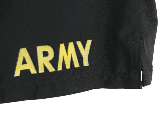 米軍実物 US ARMY アーミー ナイロン トレーニング ショートパンツ メンズ M ミリタリー ショーツ 短パン 海パン 水陸両用 インナー付き 黒