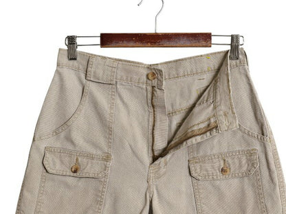 90s ダックヘッド ブッシュ ショートパンツ メンズ 実寸 29 オールド サファリ ノータック カーゴ ショーツ キャンバス 短パン アウトドア