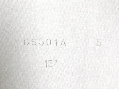 デッドストック 60s Hansom 無地 ボタンダウン 半袖 シャツ メンズ M ヴィンテージ 白シャツ きれいめ ポリコン シワになりにくい 薄手 白