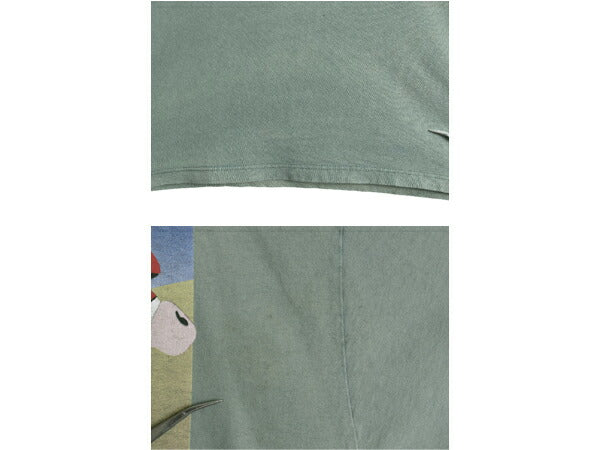 90s カナダ製 企業物 ウシ イラスト プリント Tシャツ メンズ XL オールド アニマル グラフィック サイクリング 大きいサイズ キャラクター