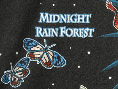 90s 昆虫 イラスト プリント Tシャツ メンズ XL 古着 オールド アート アニマル グラフィック ヘビーウェイト 大きいサイズ 黒 当時物 自然
