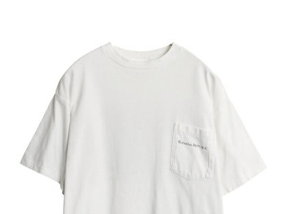 90s USA製 バナナリパブリック ポケット付き イラスト プリント Tシャツ メンズ M オールド アート サファリ アウトドア シングルステッチ