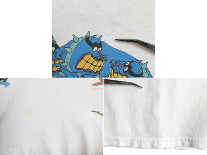 00s ビートルズ イラスト プリント Tシャツ メンズ XL オールド オフィシャル バンド ロック Yellow Submarine グラフィック 大きいサイズ