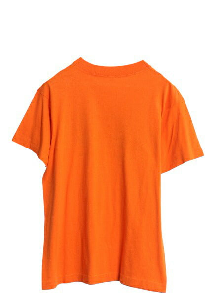 80s USA製 企業物 ロゴ プリント Tシャツ M 小さめ メンズ レディース S 程/ ヴィンテージ シングルステッチ グラフィック イラスト チョコ