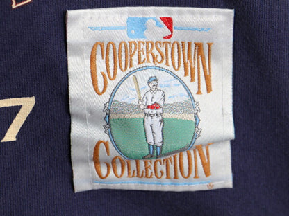 90s USA製 MLB オフィシャル LONG GONE ヤンキース プリント Tシャツ メンズ M オールド 当時物 シングルステッチ 大リーグ ヘビーウェイト