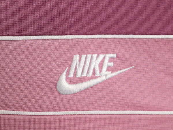 80s ナイキ フルジップ トラック ジャケット レディース M 小さめ S 程/ 80年代 ヴィンテージ 紺タグ NIKE ジャージ ブルゾン スウォッシュ