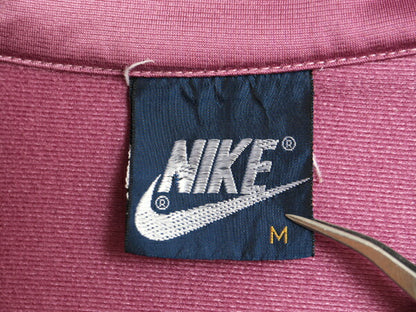80s ナイキ フルジップ トラック ジャケット レディース M 小さめ S 程/ 80年代 ヴィンテージ 紺タグ NIKE ジャージ ブルゾン スウォッシュ