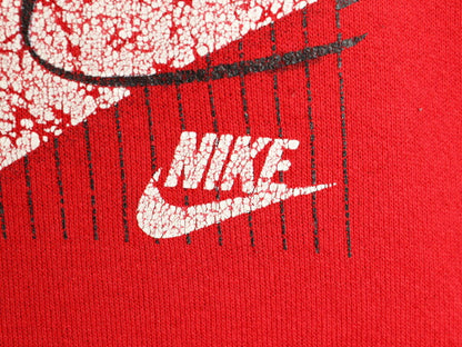 90s USA製 ナイキ エア ジョーダン スウェット メンズ M / 古着 90年代 初期 銀タグ オールド NIKE AIR JORDAN FLIGHT グラフィック 当時物