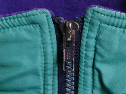 90s エルエルビーン ナイロン ウォームアップ ジャケット レディース M メンズ S 程 古着 LLBEAN オールド フリース ライナー付き ブルゾン