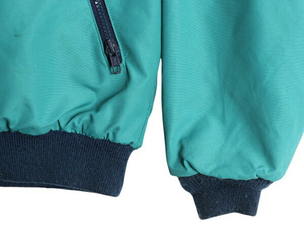 90s エルエルビーン ナイロン ウォームアップ ジャケット レディース M メンズ S 程 古着 LLBEAN オールド フリース ライナー付き ブルゾン