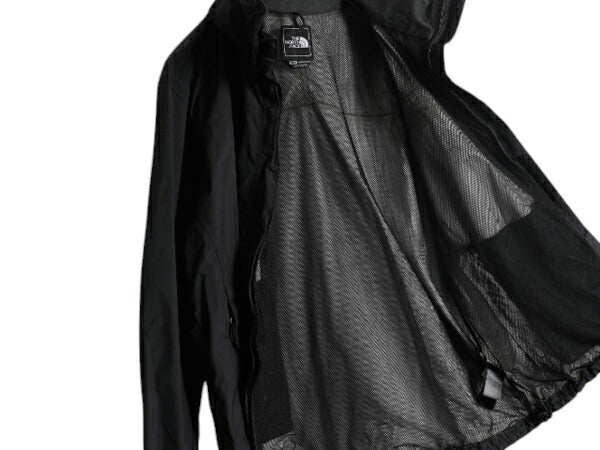 ノースフェイス HYVENT マウンテンパーカー ジャケット メンズ M The North Face アウトドア ナイロン ジャンパー マンパ 収納 フード 黒