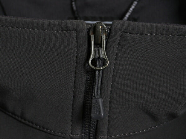 US企画 ノースフェイス APEX ソフトシェル ジャケット メンズ L The North Face ストレッチ 裏 フリース ジャンパー フルジップ ツートン|| 中古 日本未発売 アウトドア ブルゾン ハイネック エイペックス ジップアップ ワンポイント ロゴ刺繍 チャコール ホワイト アメカジ