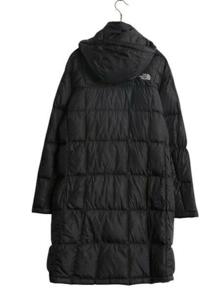 ノースフェイス ロング ダウン コート レディース S / 古着 The North Face アウトドア パーカー ジャケット キルティング 600フィル 黒