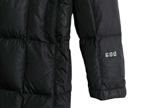 ノースフェイス ロング ダウン コート レディース S / 古着 The North Face アウトドア パーカー ジャケット キルティング 600フィル 黒