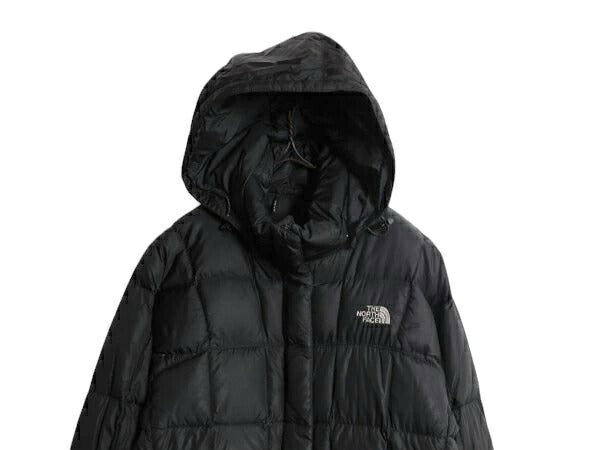 ノースフェイス ロング ダウン コート レディース S / 古着 The North Face アウトドア パーカー ジャケット キルティング 600フィル 黒