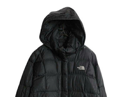 ノースフェイス ロング ダウン コート レディース S / 古着 The North Face アウトドア パーカー ジャケット キルティング 600フィル 黒