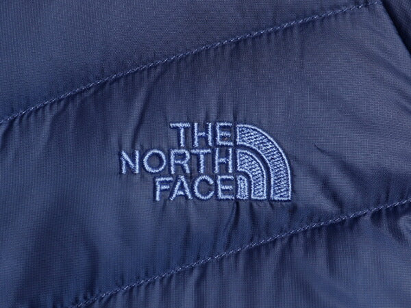 ノースフェイス ナイロン ダウン ジャケット レディース M / The North Face アウトドア フルジップ 550フィル ブルゾン パッカブル ブルー