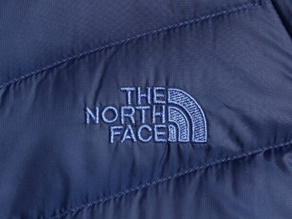 ノースフェイス ナイロン ダウン ジャケット レディース M / The North Face アウトドア フルジップ 550フィル ブルゾン パッカブル ブルー