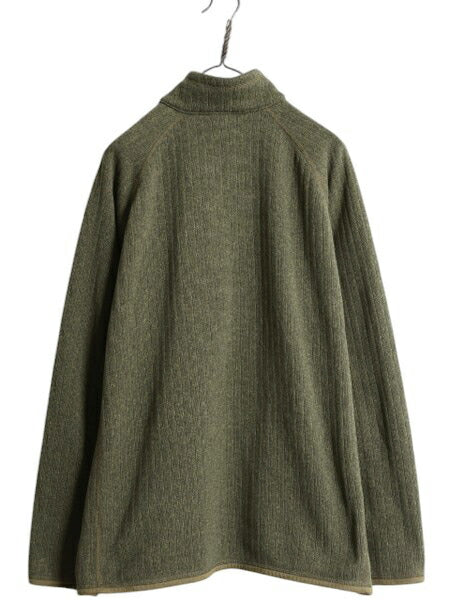 パタゴニア ベターセーター リブニット ハーフジップ メンズ XL / 古着 19年製 Patagonia アウトドア フリース ジャケット プルオーバー 緑