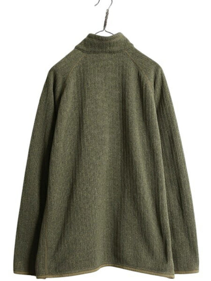 パタゴニア ベターセーター リブニット ハーフジップ メンズ XL / 古着 19年製 Patagonia アウトドア フリース ジャケット プルオーバー 緑