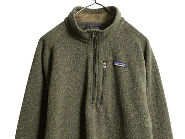 パタゴニア ベターセーター リブニット ハーフジップ メンズ XL / 古着 19年製 Patagonia アウトドア フリース ジャケット プルオーバー 緑